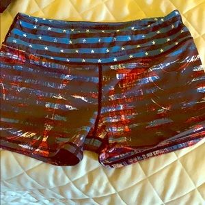 IAB American Stars and Stripes booty shorts